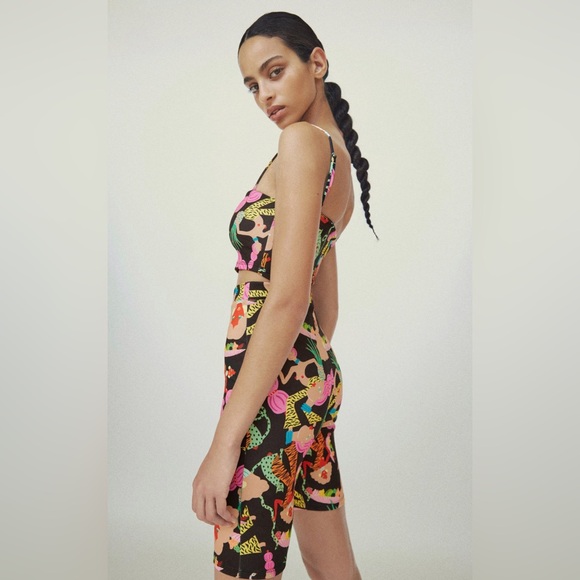 Zara Woman in Art Miranda Makaroff Print Top - Picture 2 of 7